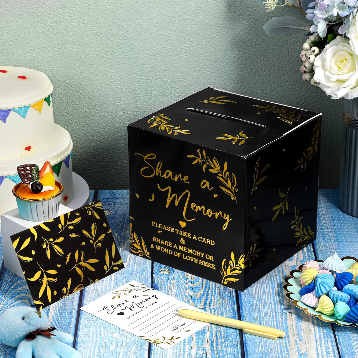 Cross-Border Share a Memory Commemorative Card Box Birthday Graduation Retirement Party Commemorative Box Message Box