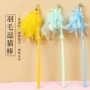 新款逗猫长杆羽毛逗猫棒