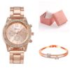 Steel belt, gift box, universal trend set, quartz watch