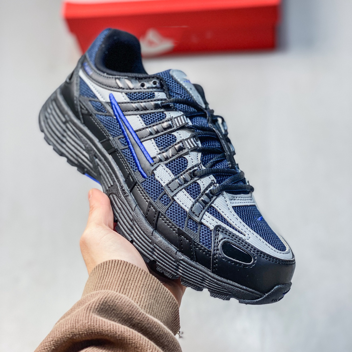 Nike P-6000 Retro Navy Black Silver FV0380-001
