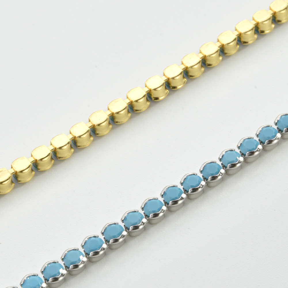 Holiday, Street Occasion 925 Sterling Silver Material 1 Piece 925 Sterling Silver Geometric Diamond 925 Sterling Silver Tennis Chain Necklace