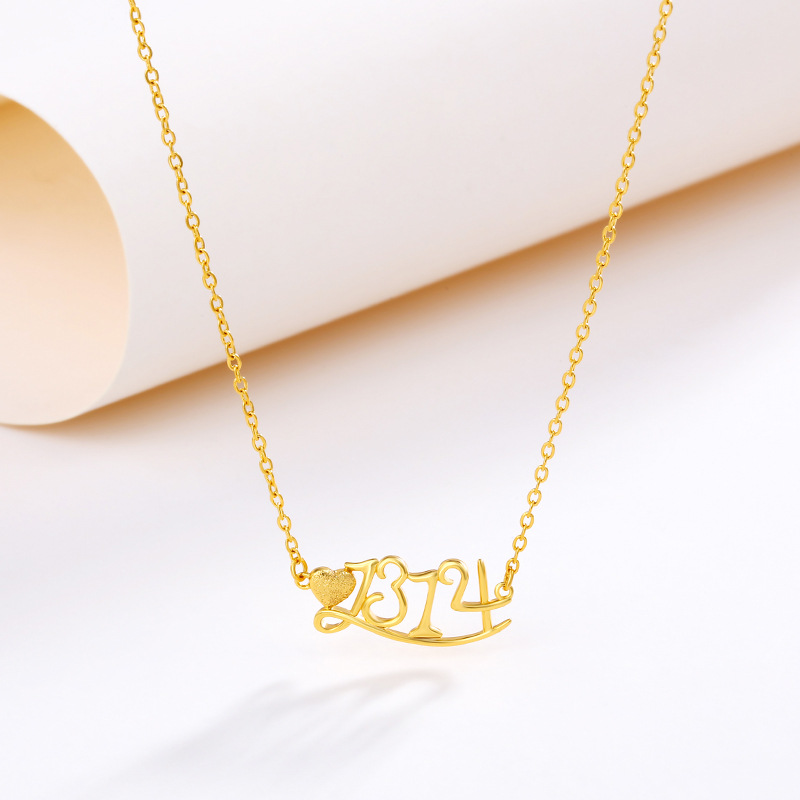 Xuping joyería Han Rebel te ama 1314 colgante aleación de otoño y invierno temperamento nicho diseño regalo de día de San Valentín