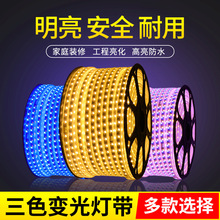led灯带2835双排变光家用超亮柔性灯条3014LED单排贴片高压霓虹灯