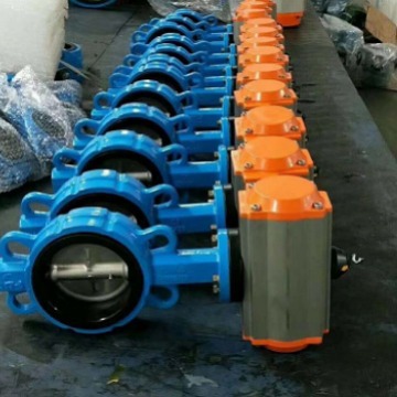 适用吸附式干燥机配件 气动蝶阀双作用 手动蝶阀