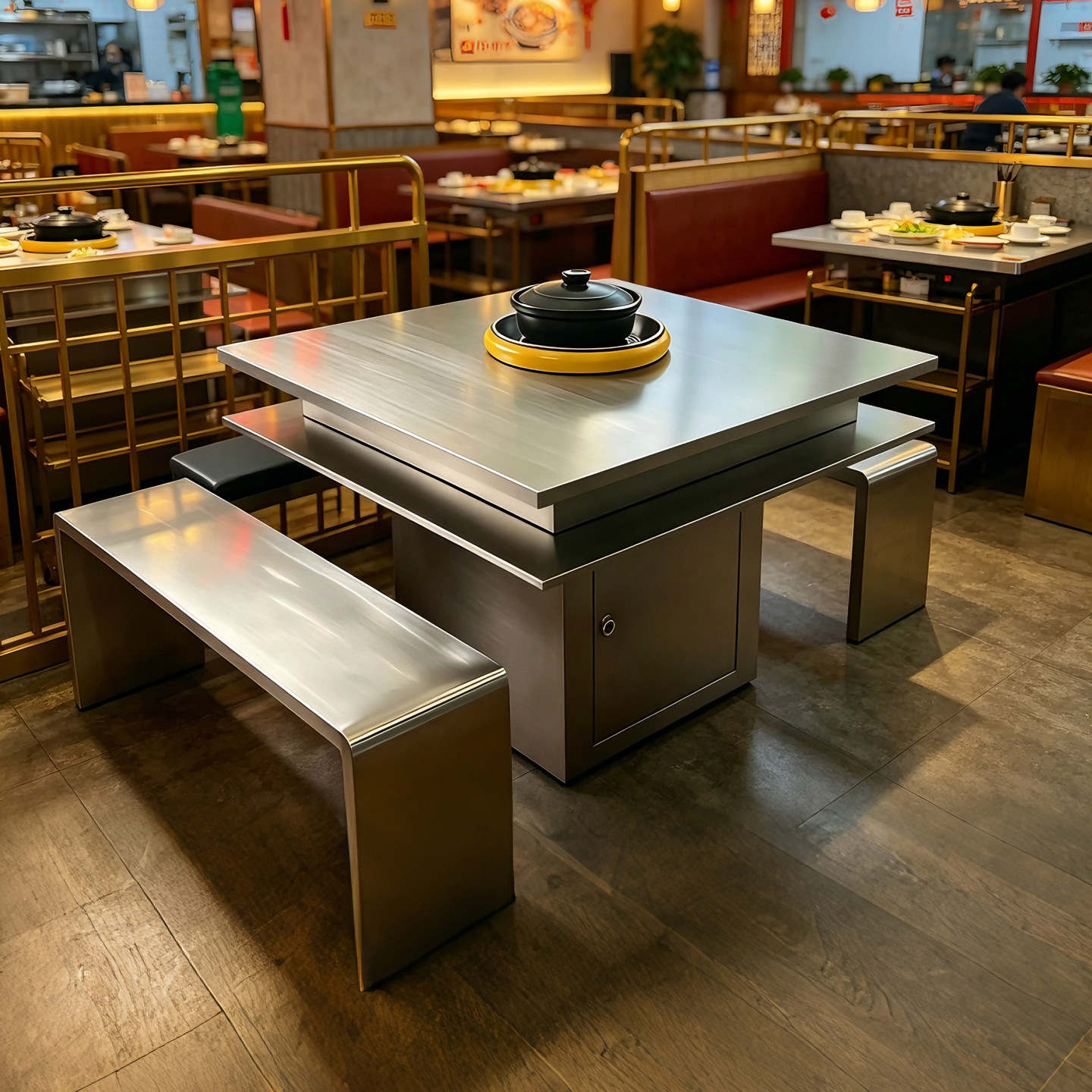 Скамья Xinde Furniture CY003 из нержавеющей стали