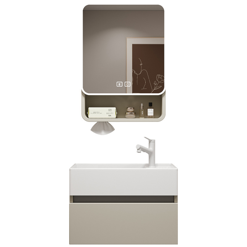 Cajón, lavabo pequeño, nido de abeja engrosado, lavabo de aluminio, combinación de armario, mini armario de baño, lavabo de baño