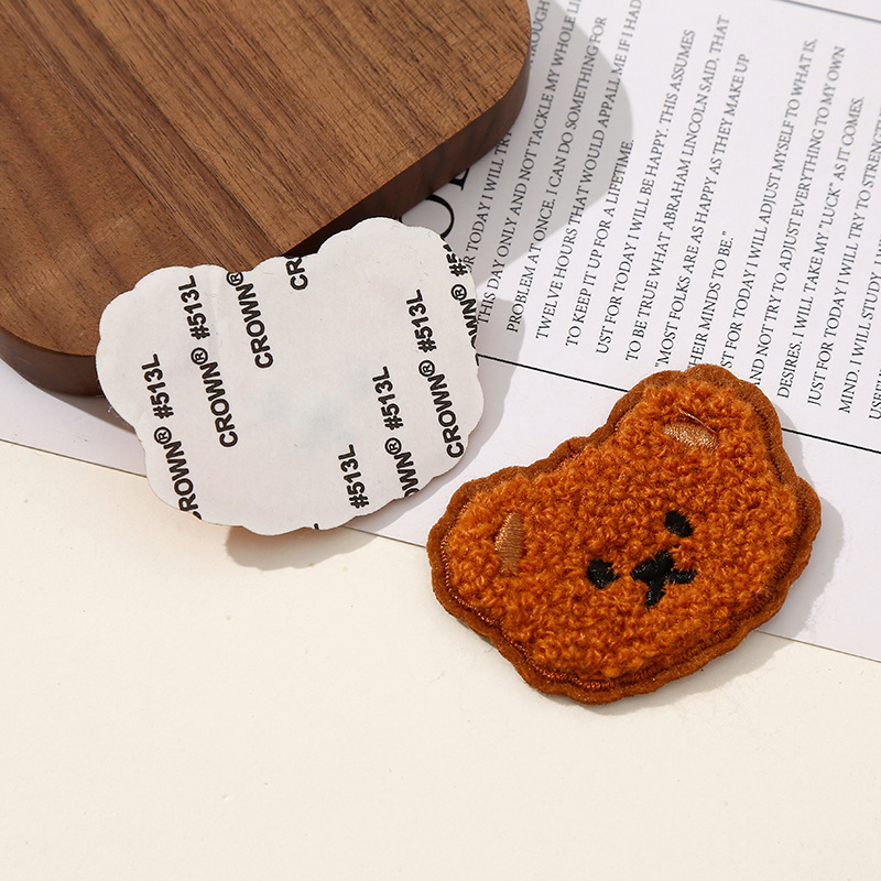 クリエイティブクマの衣類装飾かわいい布ステッカー DIY ジュエリー材料漫画子供服刺繍アクセサリー工場卸売|undefined