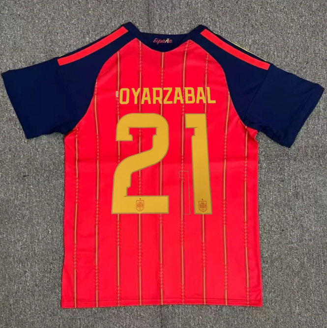 2026 nuevo equipo nacional argentino español camiseta McCallister estrella impresa uniformes de fútbol