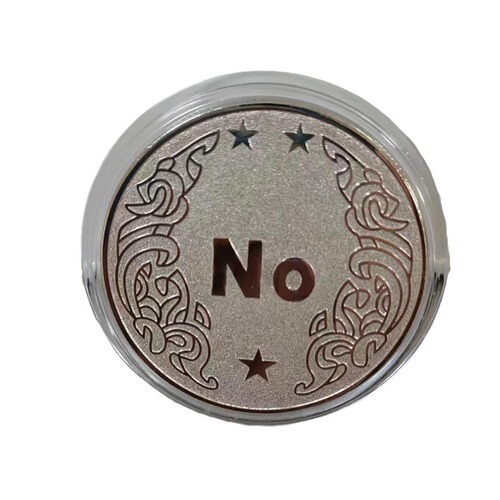 Custom Manufacturer YES/NO Decision Coin Commemorative Medal Magic Coin Coin Metal Craft Commemorative Coin Promotion Activity