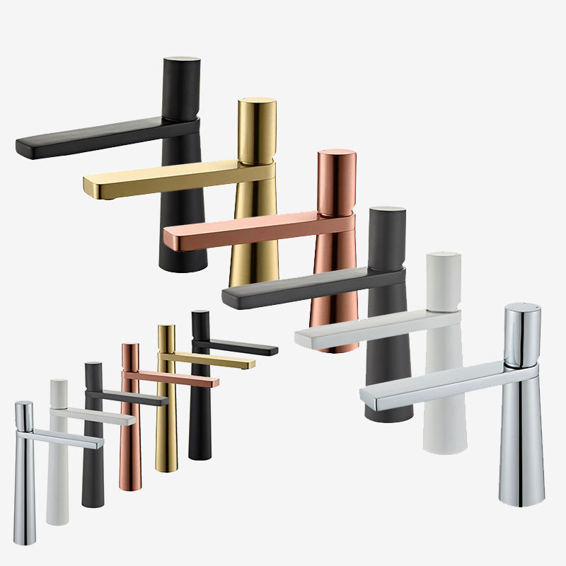 Cross-Border Brazilian Scarecrow Bathroom Sink Faucet with Hot and Cold Water, All-Copper, American Style