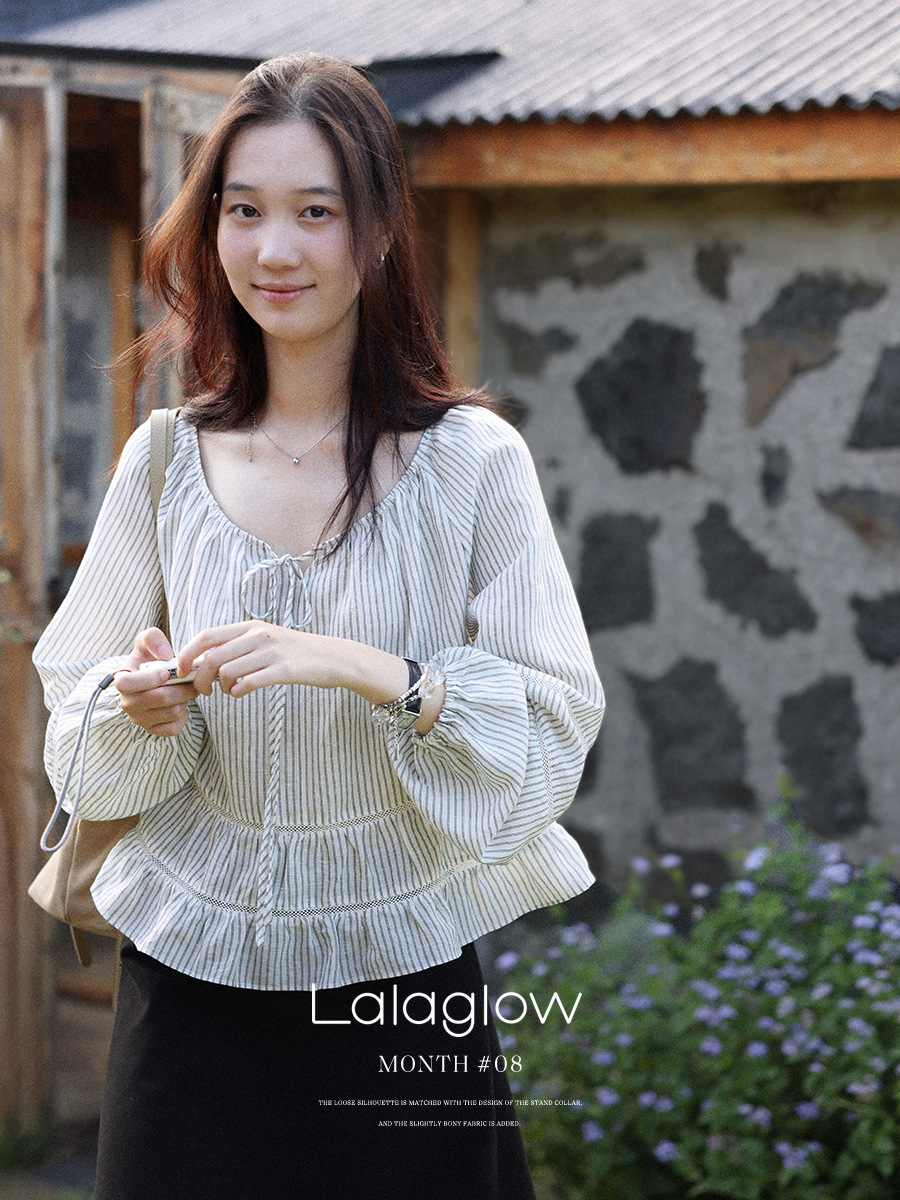 Elegant lace autumn shirt