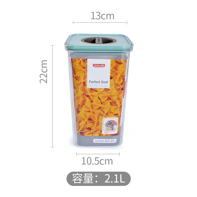Neoflam五穀食品級キッチン貯蔵缶密封缶冷蔵庫収納プラスチック食品ボックス防湿缶|undefined