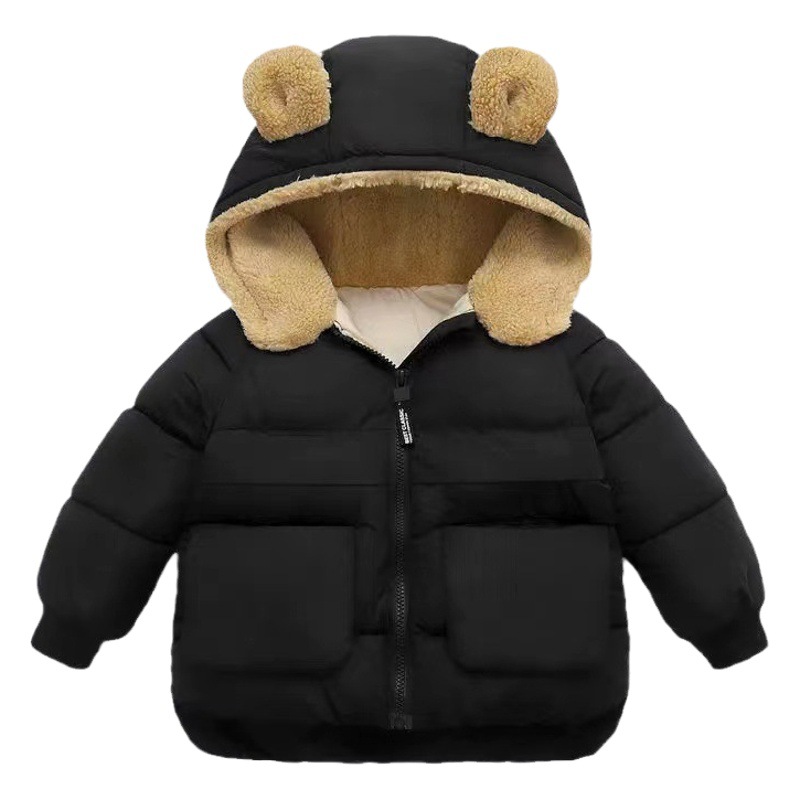 2025 otoño e invierno nuevo estilo de dibujos animados chaqueta acolchada de algodón para niños y niñas chaqueta acolchada de algodón para niños y niñas