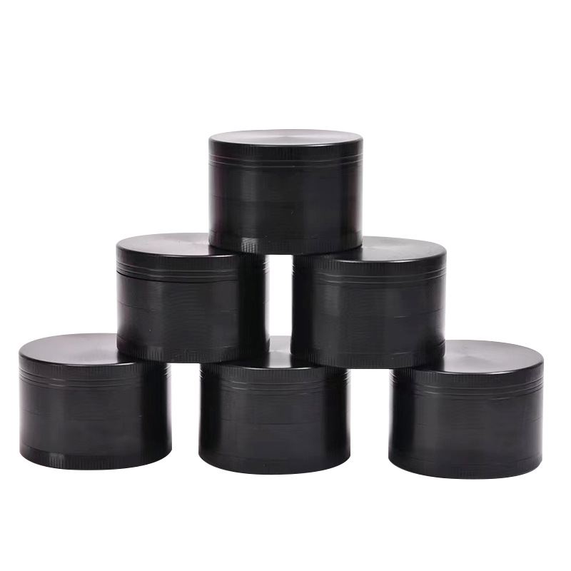 Molino de tabaco de aleación de zinc de venta transfronteriza metal de cuatro capas simple molino de tabaco al por mayor cigarrillos de tabaco