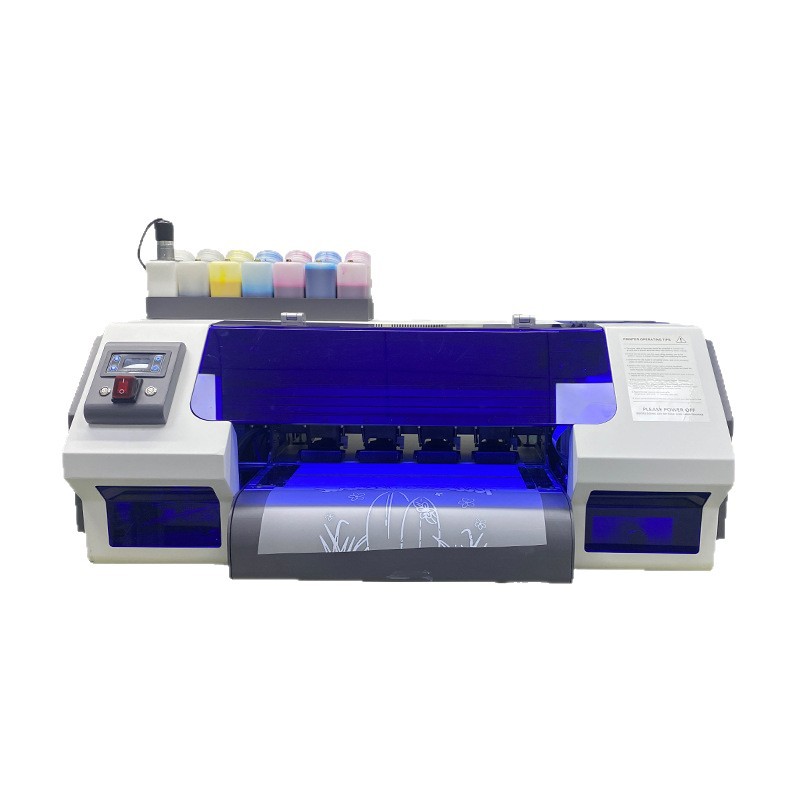 Fábrica de fuente DTF33cm tinta blanca pintura caliente en una máquina de agitación de polvo XP600 doble boquilla impresora digital de ropa image 6