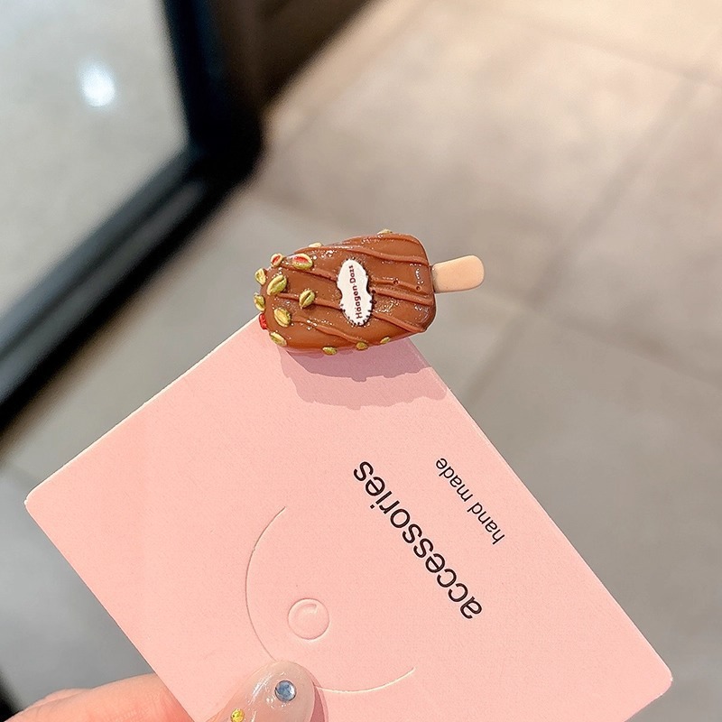 Tijeras de simulación divertidas bombilla pequeña horquilla tocado lado femenino frente Bangs clip de pelo roto horquilla accesorios para el cabello