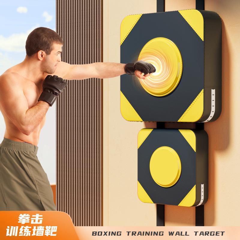 Wall-Mounted Boxing Target Punching Bag Wing Chun Practice Target Sanda Muay Thai Boxing Punching Bag Wall-Mounted Target Home Fitness