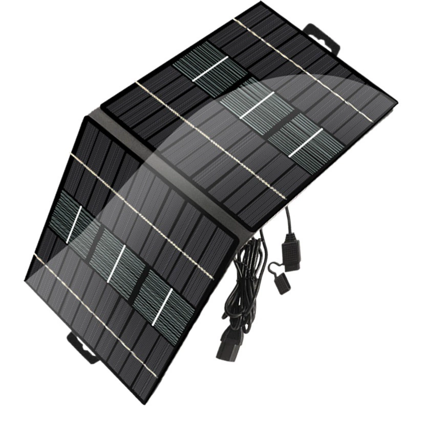 Складные солнечные панели для улицы, для небольших устройств, таких как вентиляторы и увлажнители воздуха с питанием 5В/1А.