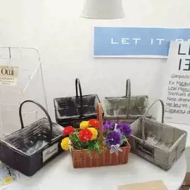 花盆装饰;花盆容器;收纳篮/筐