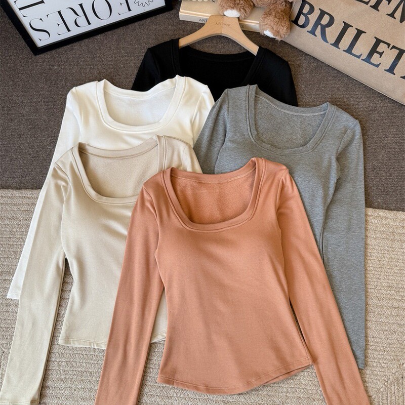 5202 # Women's Thermal Long-Sleeve T-Shirt with Chest Pads, Slim Fit Base Layer Top 5202 # Women's Thermal Long-Sleeve T-Shirt with Chest Pads, Slim Fit Base Layer Top