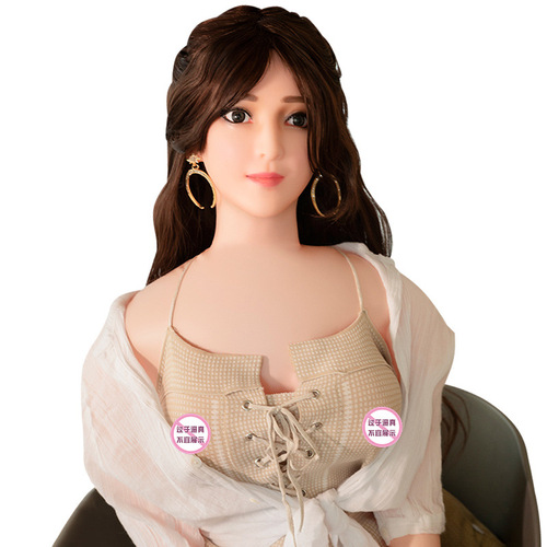 Long-lasting Intelligent Bingbing Inflatable Doll: Full-Body Soft Silicone, Insertable Design, Men's Masturbation Device, Adult Sex Toy