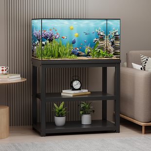 Fish Tank Shelf Placement Cabinet Xiaomi Aquarium Base Steel Wood Storage Rack Load-Bearing Multi-Layer Fish Tank Cabinet