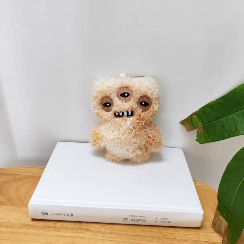 新品fuggler大牙齿萌牙怪兽挂件放克牙宝丑萌怪物公仔毛绒钥匙扣|undefined