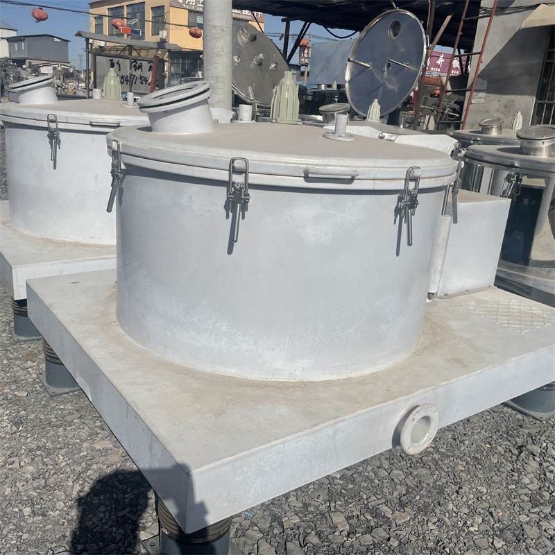 二手平板离心机 衬塑平板式离心机 工业用 9成新