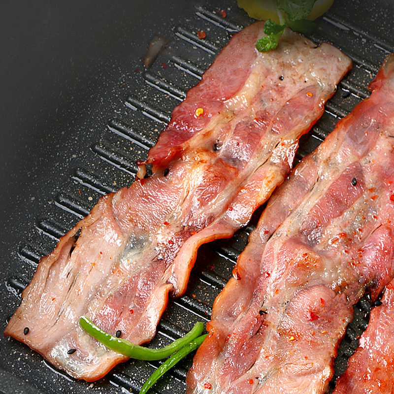 培根肉早餐家用手抓饼半成品非原切三明治烧烤  食材批发商