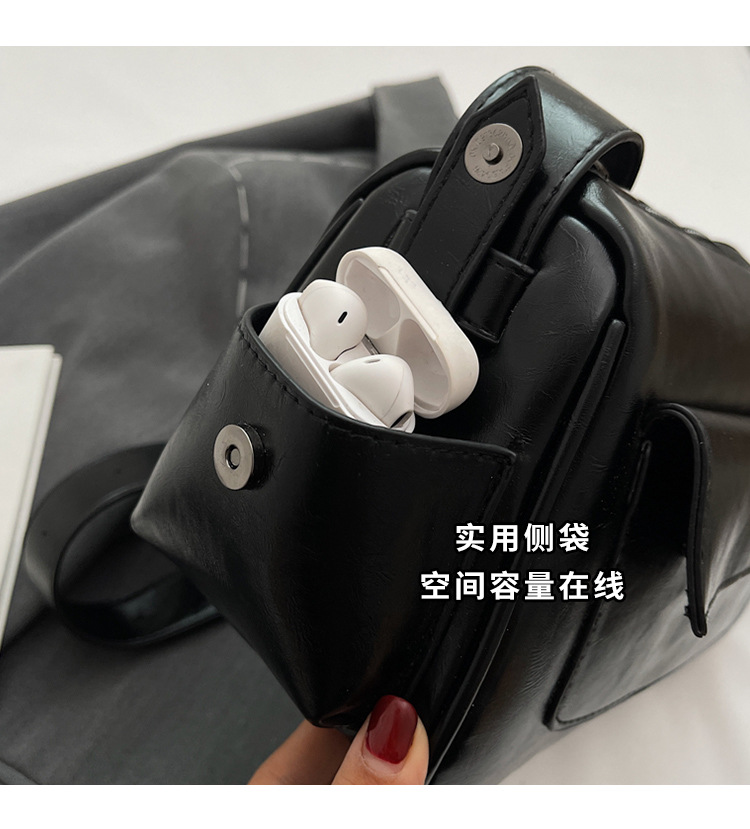 Borsa a tracolla versatile per donna 2023 autunno e inverno nuova borsa a tracolla retrò moda trendy texture di nicchia piccola borsa quadrata_voghion.com