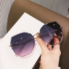 Tide, sunglasses, glasses for traveling solar-powered, 2021 collection, fitted, Korean style