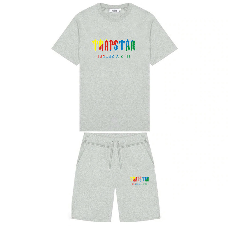 Conjunto de Verano 2025, Camiseta de Manga Corta y Pantalones Cortos, Estilo Casual, Versátil, Deportivo, Cuello Redondo, Delgada, Unisex, Dos Piezas