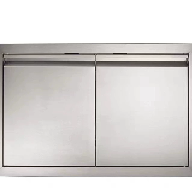 Коммерческий встроенный шкаф для хранения шкафов Однодверный двухдверный 201/304 из нержавеющей стали для дверей шкафа