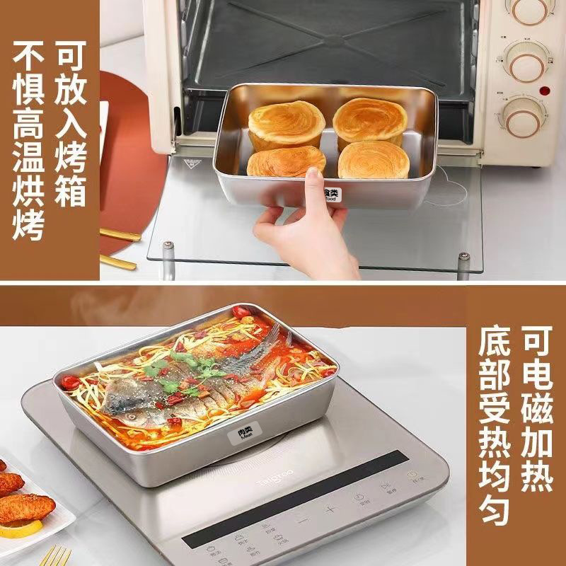 316 ステンレス鋼食品グレードの商業屋台ピクニックボックス冷蔵庫多目的収納ボックス蓋付き長方形|undefined