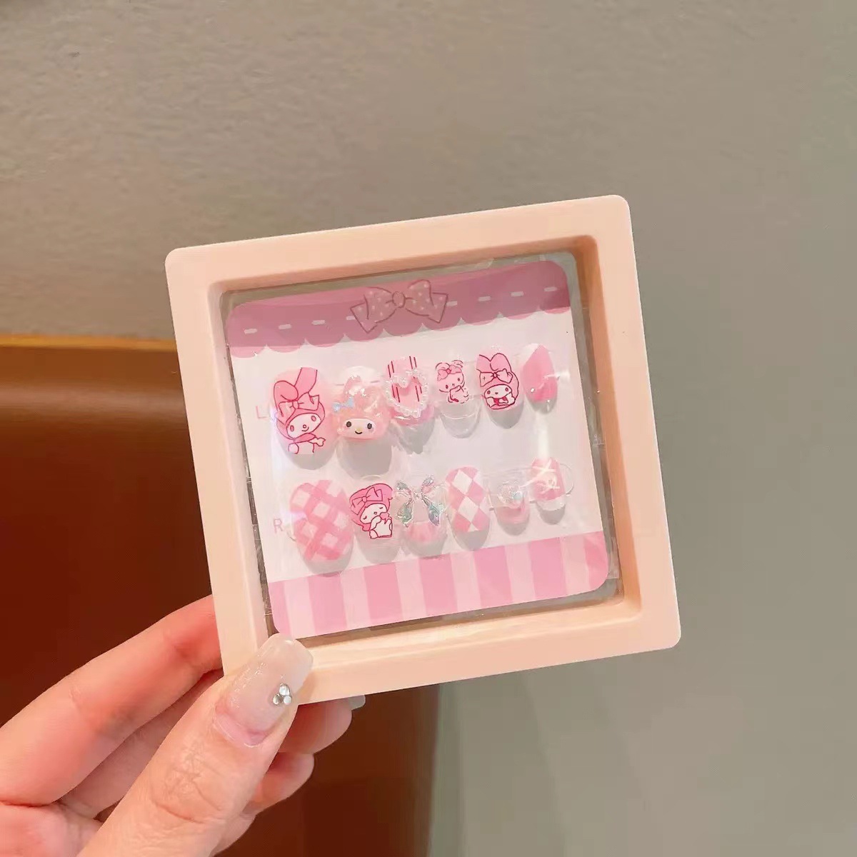 Nuevas pegatinas de uñas para niños, pegatinas de uñas con dibujos animados de ponis, lindas pegatinas de uñas para niñas pequeñas, pegatinas de uñas terminadas.