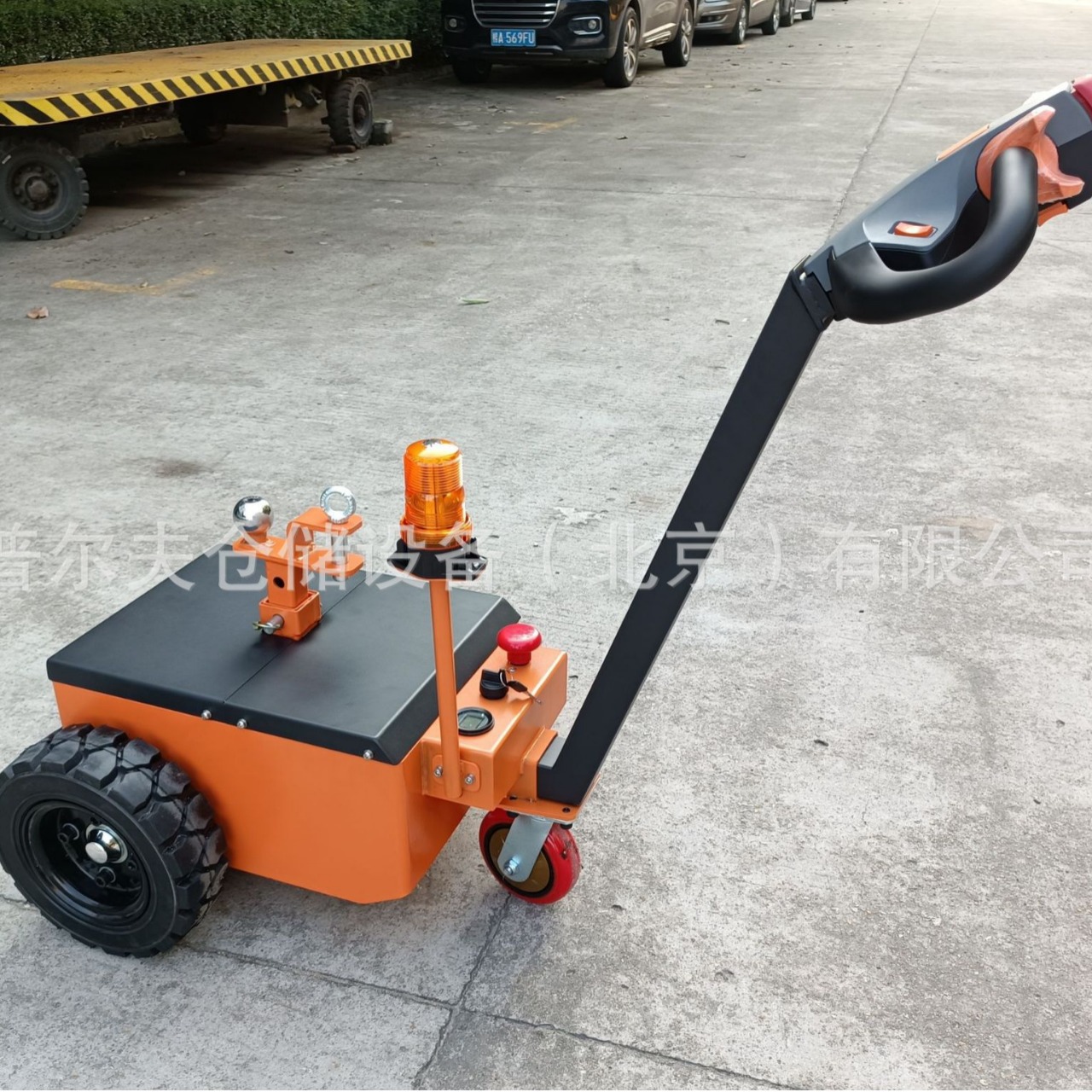 1吨1.5吨1.6吨手拉式步行式电动牵引车头拖头电动牵引车手扶式