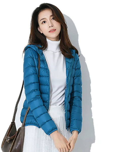 short light and thin warm velvet fashionable down jacket