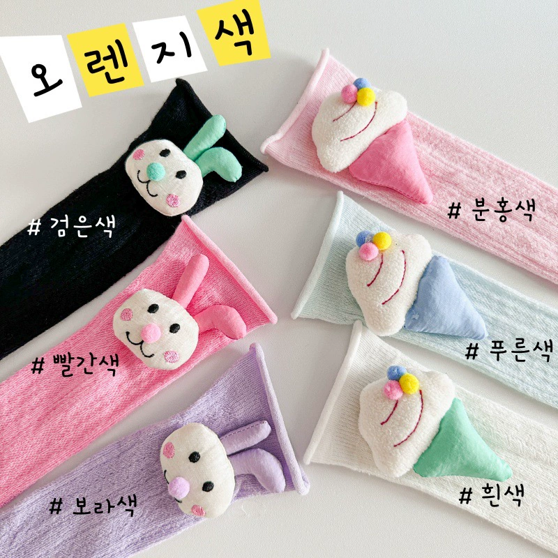 Картинка 3D детская кукла, летние knee socks для детей, корейский стиль, длина по средине