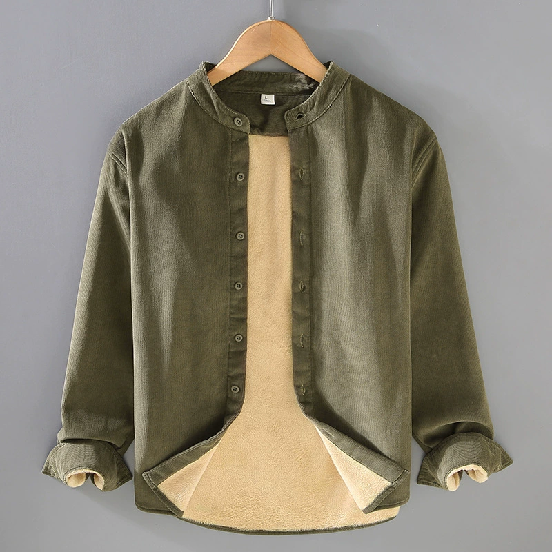 Японская ретро демисезонная теплая бархатная блузка