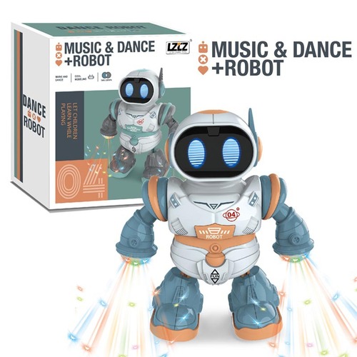 New fun children's early education robot that can bark, walk, turn over, dance, sing, light and music toys