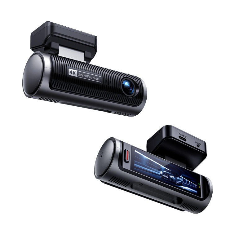Cross-Border Driving Recorder with High-Definition Dual Lenses, Front and Rear 4K+4K, Mobile Phone Wifi Connectivity, Gps Car Recorder