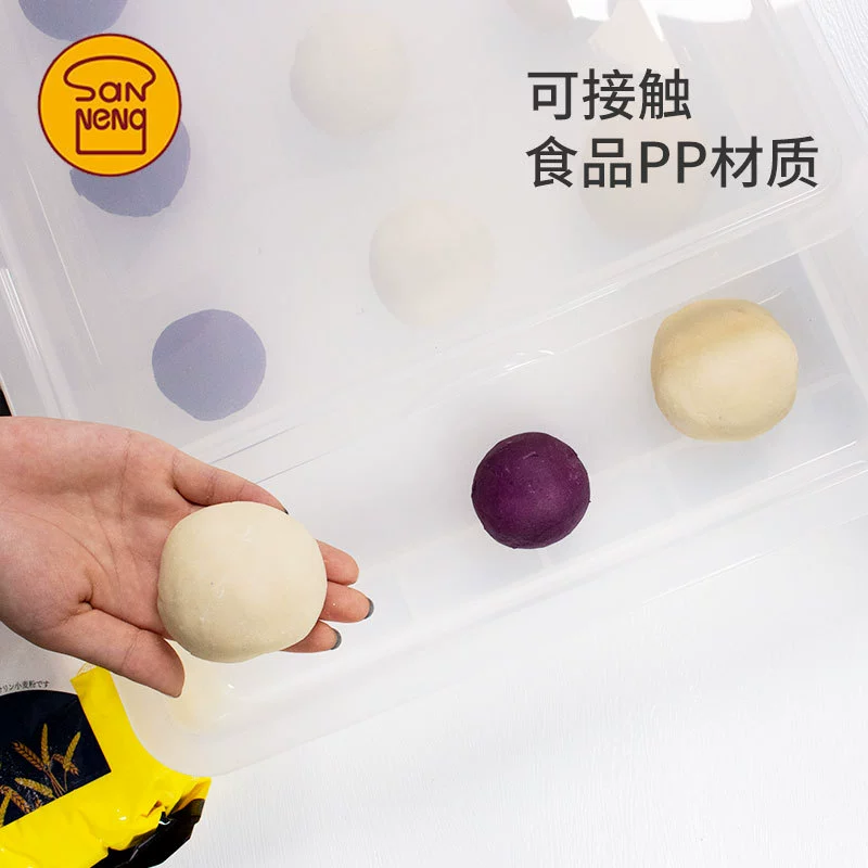 Sanneng Rotary Box Ferry Box White PP Baked Commercial Ferry Box Pizza Pastoral Noodle Cake Storage Box