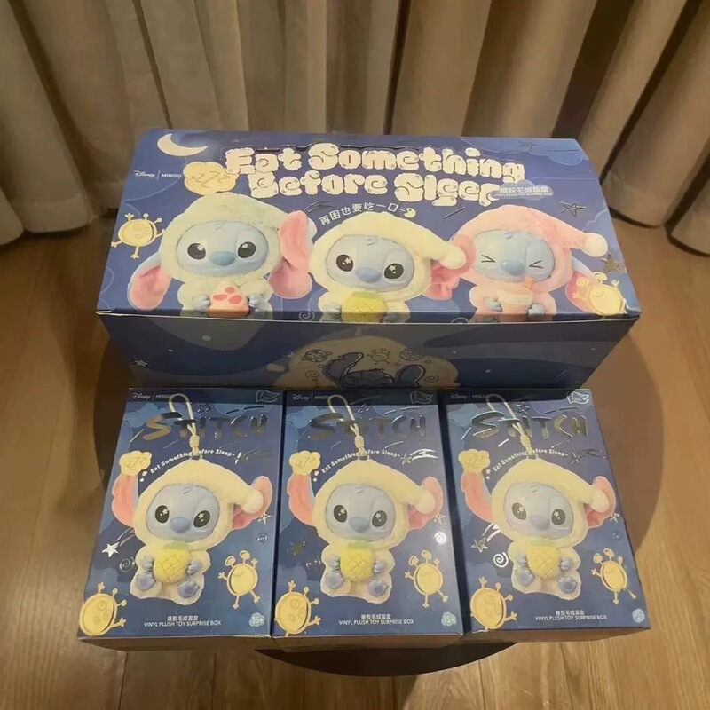 新商品 スティッチ 再び眠りにつく前に一口食べて ブラインドボックス ラバーグッズ ぬいぐるみ フィギュア コレクション|undefined