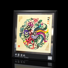潍坊剪纸十二生肖摆挂件礼品14厘米手工贺岁中国特色手工艺品批发