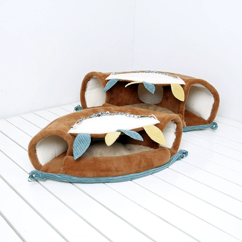 Маленькое гнездо для домашних животных Mailad Bao Теплая зимняя морская свинка гамак хлопчатобумажный набор джунглей туннельное гнездо