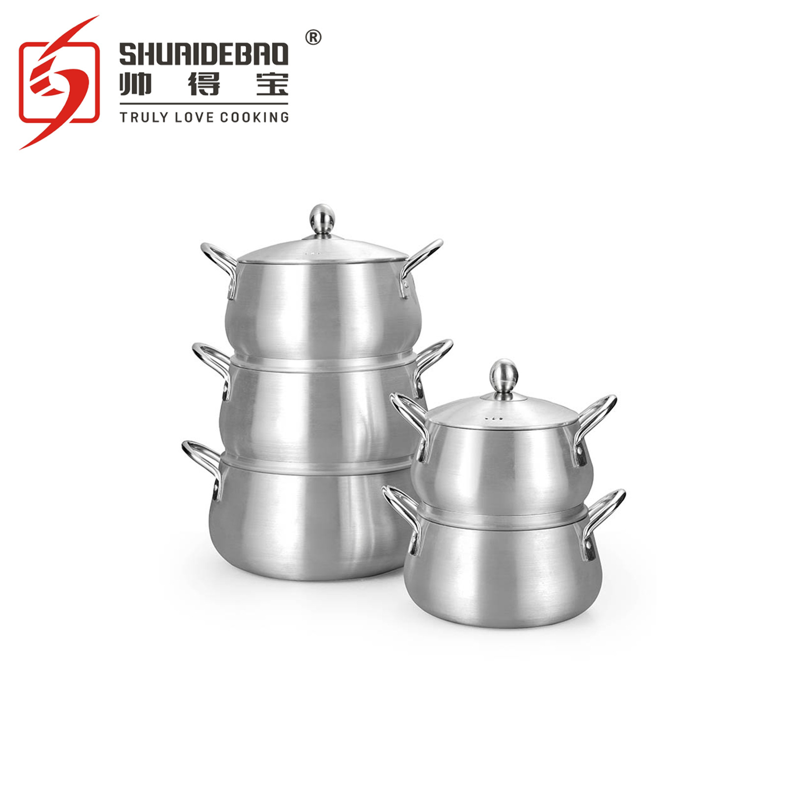 Fabricante de comercio exterior conjunto completo de aluminio de aluminio de color primario no pulverizado lija ordinaria 16 - 24CM