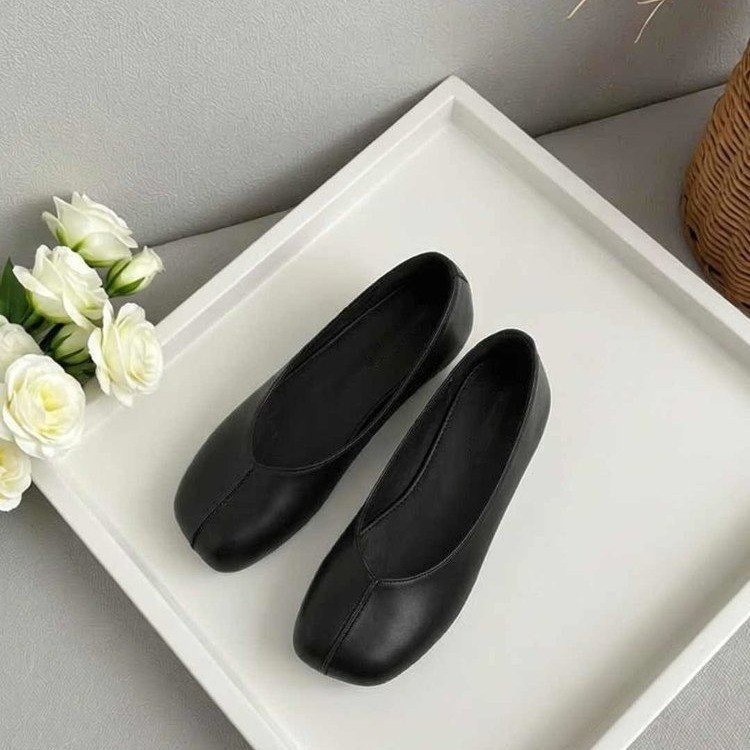 Zapatos de mujer de verano 2026 nuevos temperamento versátil cuadrados cómodos zapatos de moda zapatos de boca superficial