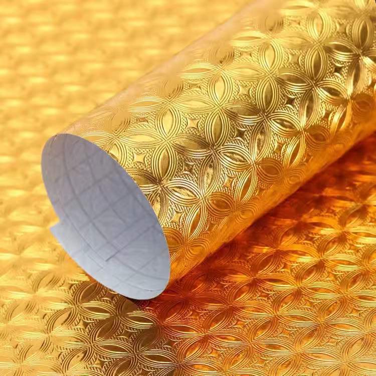 自己接着厚いキャビネット防湿アルミ箔紙防水キッチン防油シールタイル耐高温調理台錫箔錫紙|undefined