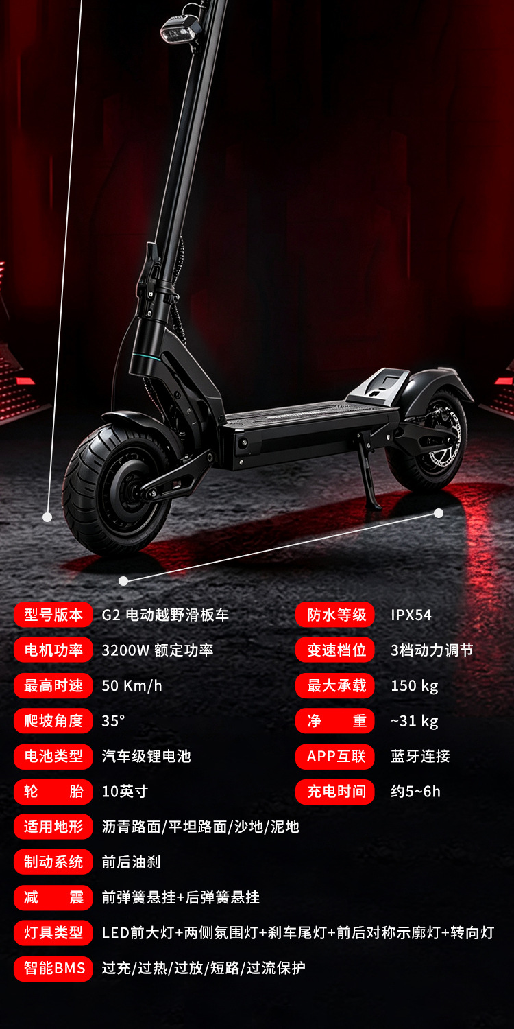 EU stock BOYUEDA electric scooter adult commuter electric vehicle single-drive high-speed foldable mobility scooter