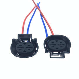 适用起亚K5K2K3K4智跑水箱散热风电子扇线束插头 对比图片